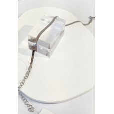 Ασημένιο βραχιόλι φιδάκι (SB41)